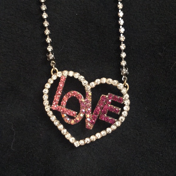 Betsey Johnson Jewelry - NWT Betsey Johnson LOVE necklace!